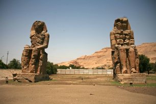 Die Kolosse von Memnon. Foto: Oliver Heider