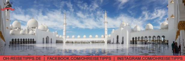Die Sheikh-Zayed-Moschee in Abu Dhabi. Foto: Oliver Heider