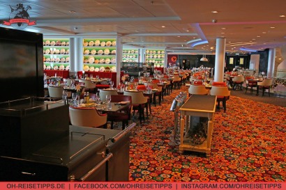 Das Restaurant "Atlantik mediterran" auf Mein Schiff 3 von Tui Cruises. Foto: Oliver Heider